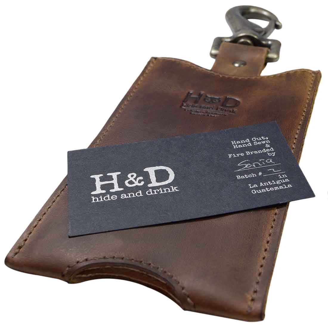 iPhone Sleeve w/Clasp - Stockyard X 'The Leather Store'