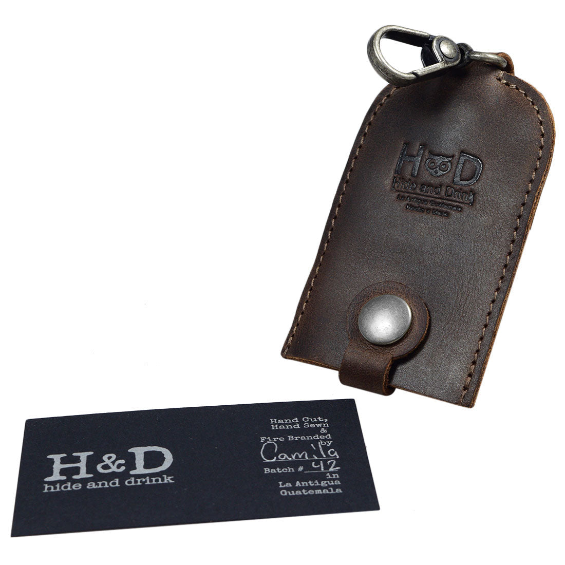 Key Holder w/Lobster Hook - Stockyard X 'The Leather Store'