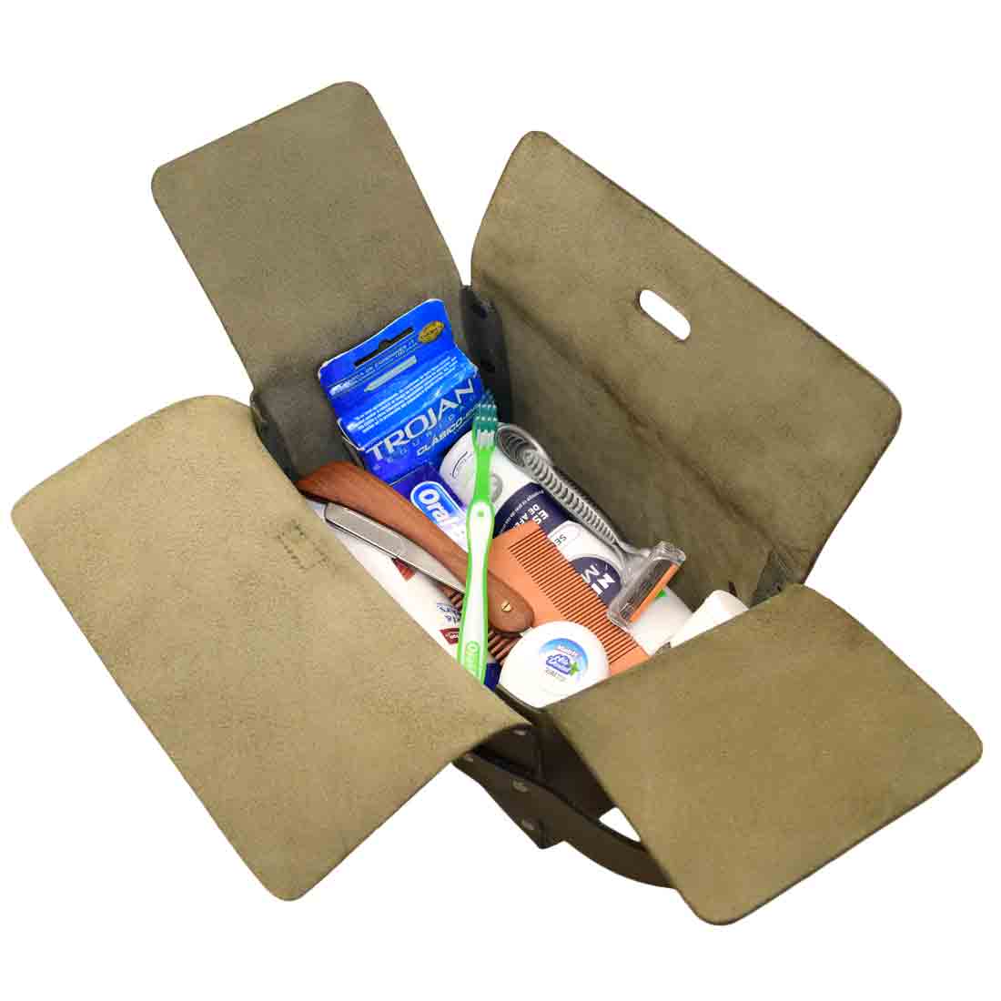 Thick Toiletry Bag - Stockyard X 'The Leather Store'