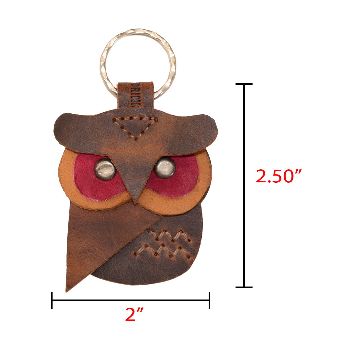 Cute Owl Keychain - Stockyard X 'The Leather Store'