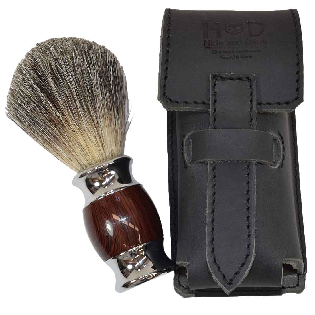Shaving Brush Case - Stockyard X 'The Leather Store'