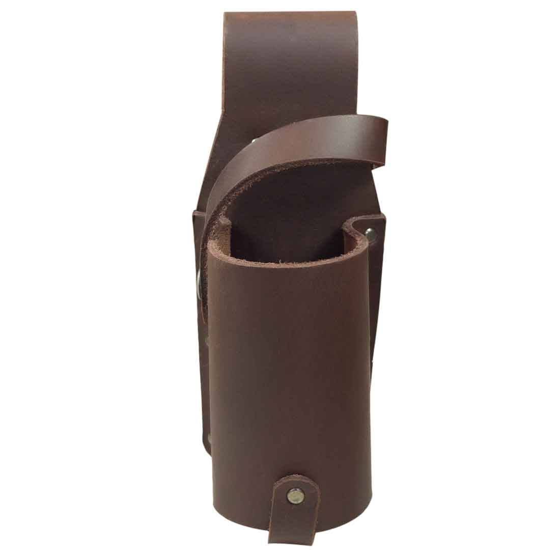 Experience the Single Beer Holster by Hide & Drink, crafted from Thick Full Grain Leather, designed as a beer bottle holster for true beer lovers. This fantastic party accessory showcases small batch production, hand cut and hand sewn details, fire branded, and is artisan made in La Antigua Guatemala & Oaxaca Mexico.