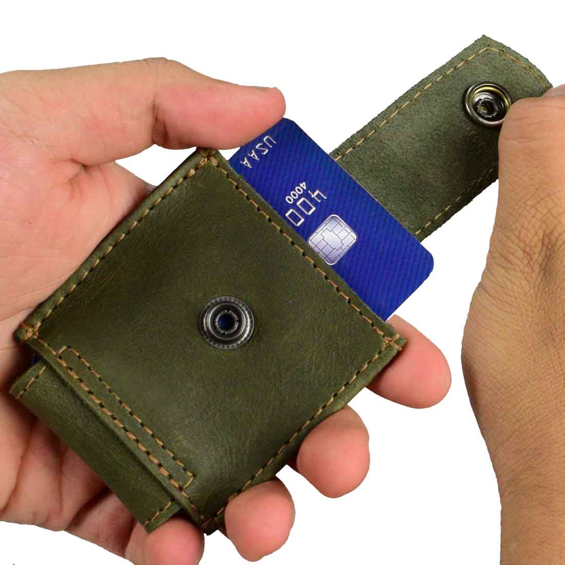 Sliding Card Holder - Stockyard X 'The Leather Store'