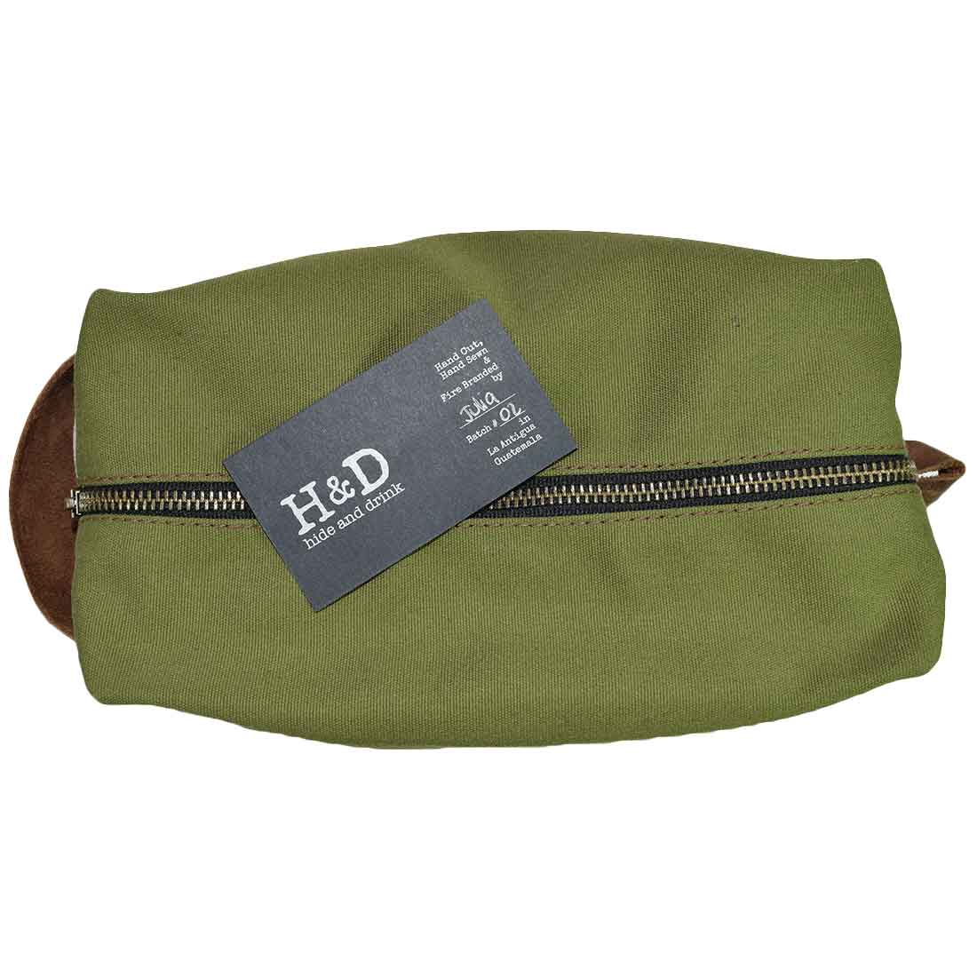 Square Dopp Kit Utility Bag - Stockyard X 'The Leather Store'