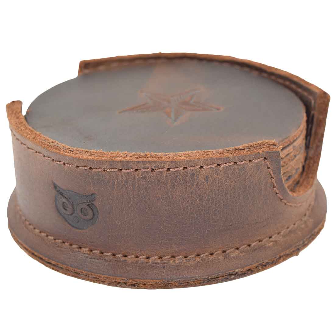 Symbol Coaster (8-Pack) - Stockyard X 'The Leather Store'