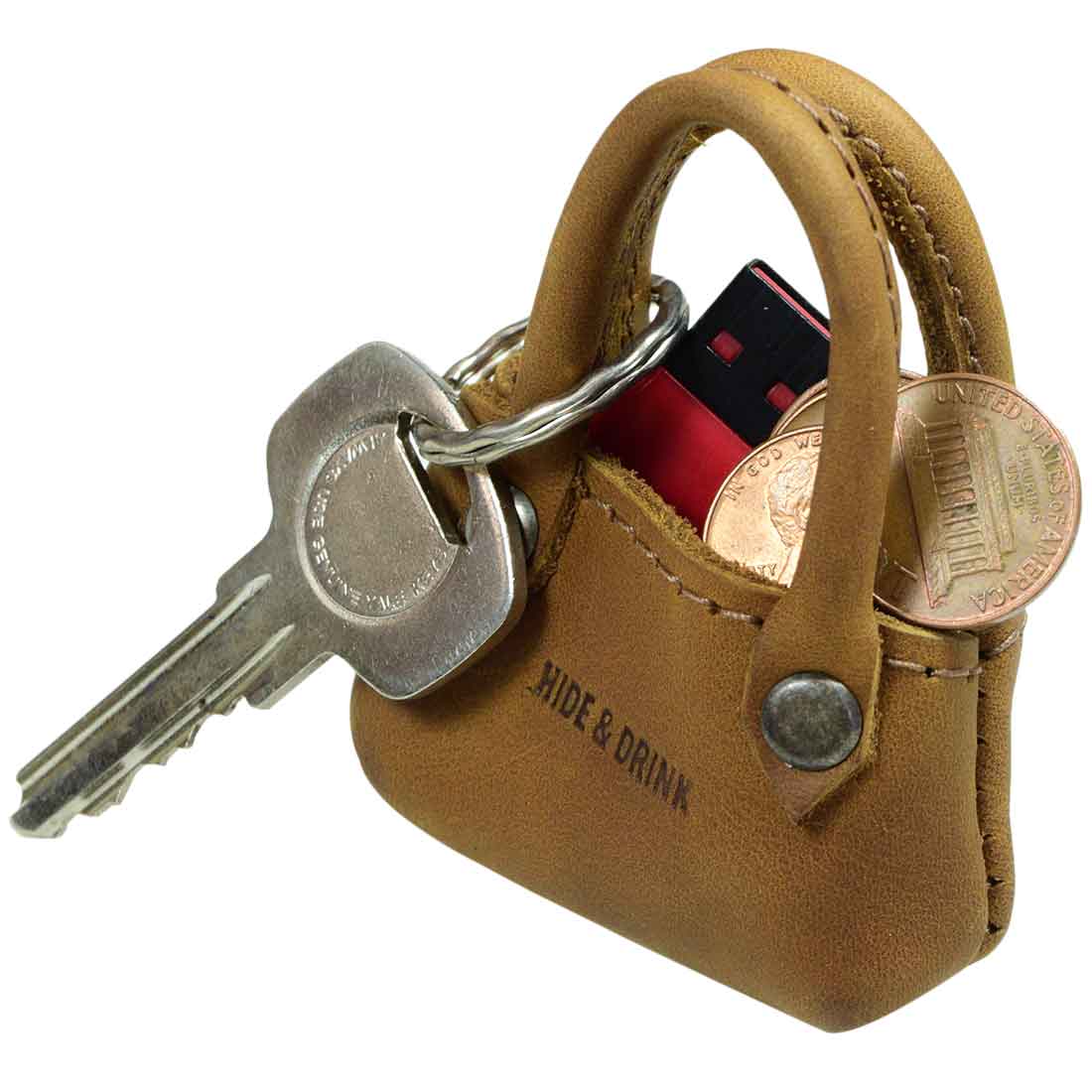 Tiny Lady Bag Keychain - Stockyard X 'The Leather Store'