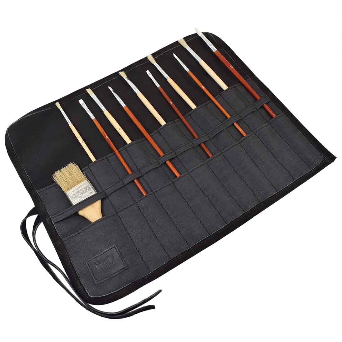 Artist Brush Roll - Stockyard X 'The Leather Store'