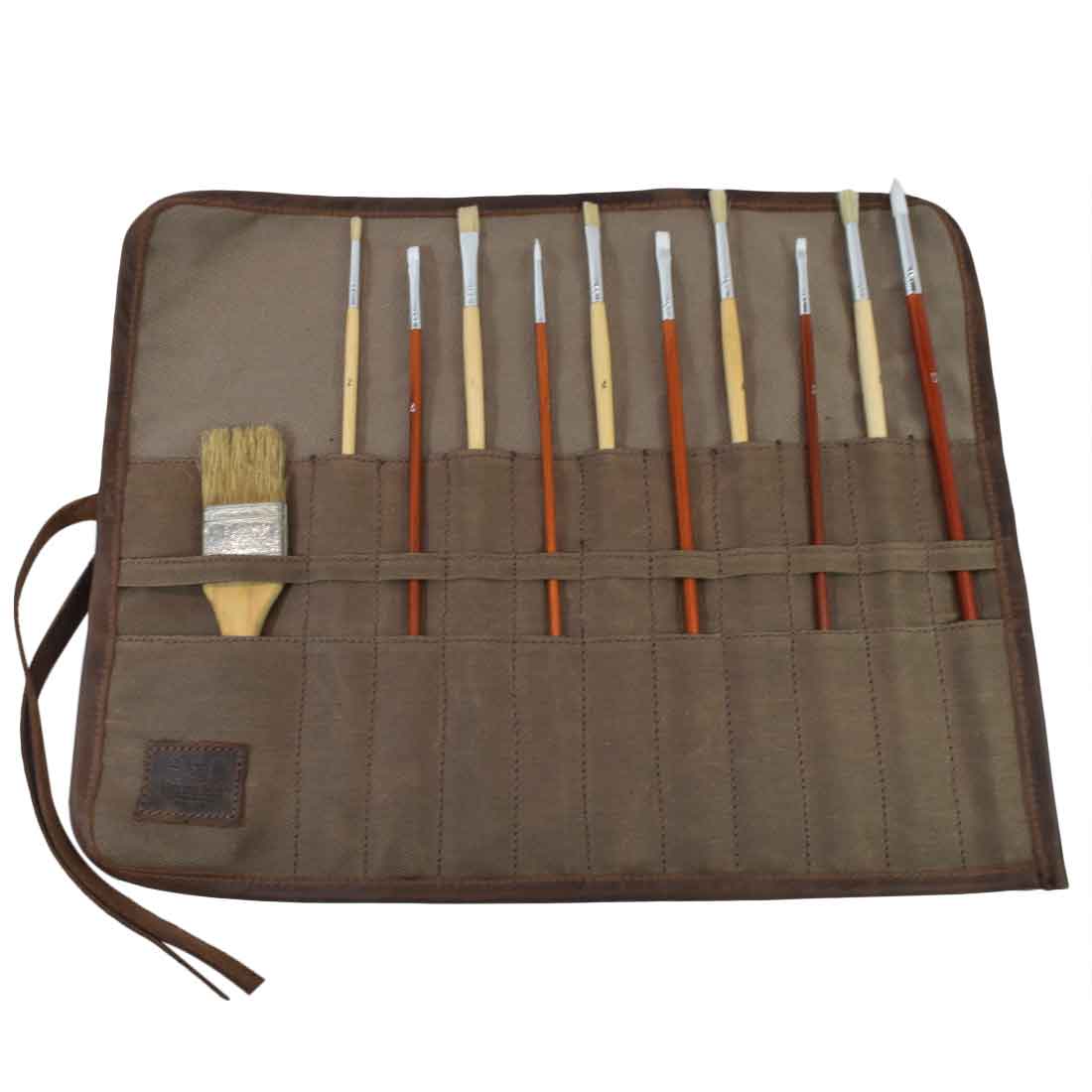 Artist Brush Roll - Stockyard X 'The Leather Store'