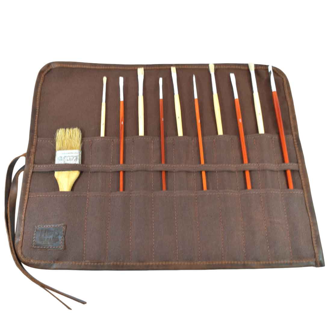Artist Brush Roll - Stockyard X 'The Leather Store'