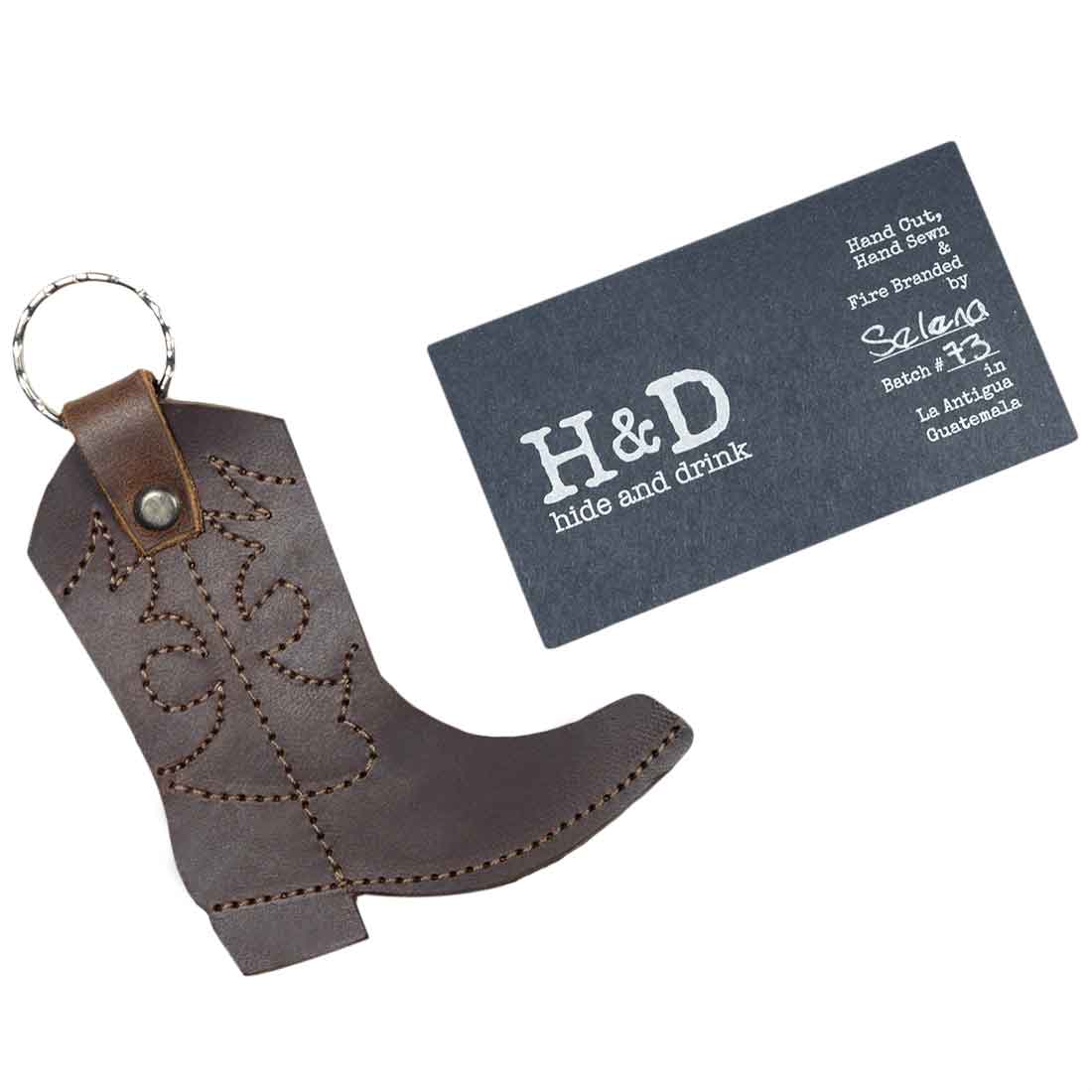 Western Boot Keychain - Stockyard X 'The Leather Store'