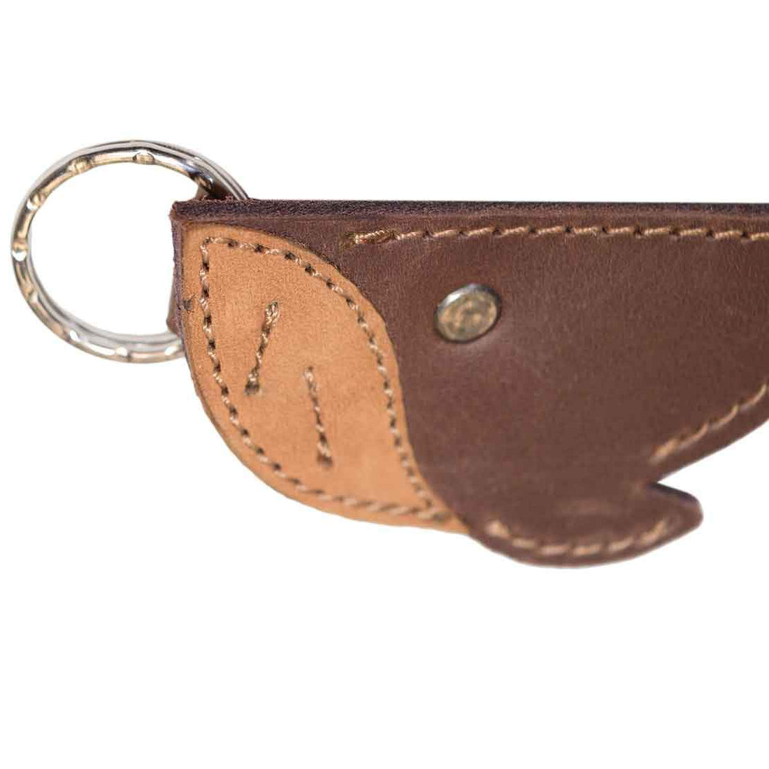 Whale Keychain - Stockyard X 'The Leather Store'